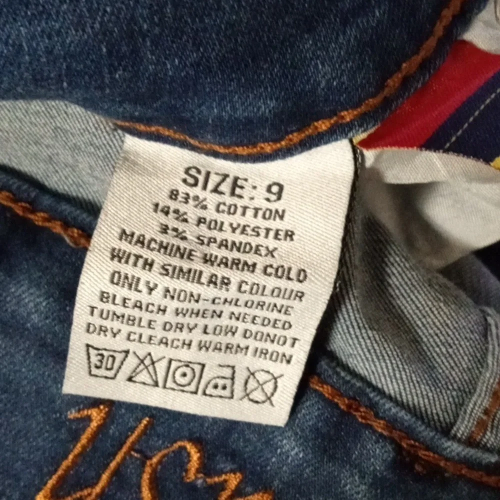 Juniors Distressed Denim Bermuda Shorts